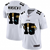 Nike Jaguars 15 Gardner Minshew II White Shadow Logo Limited Jersey Yhua,baseball caps,new era cap wholesale,wholesale hats
